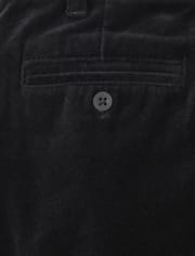 Pantalones de vestir de terciopelo para niños