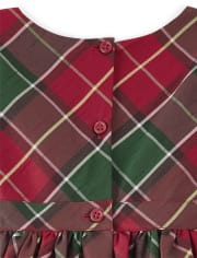 Girls Matching Family Plaid Dress - Holiday Traditions