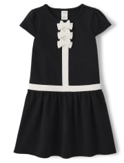 Girls Bow Ponte Dress - Perfect Present