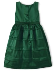 Girls Tiered Dress - Holiday Traditions