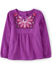 Girls Mandala Top - Spice Market