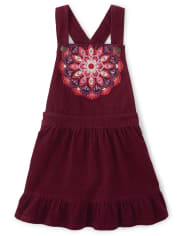 Jupe en velours côtelé Mandala pour fille - Spice Market