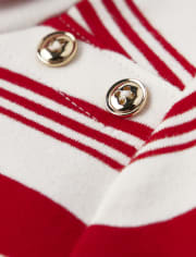 Pull à col roulé rayé pour fille - Holiday Express