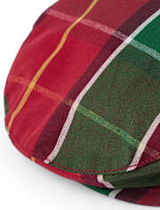 Boys Plaid Newsboy Hat - Holiday Traditions