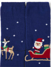 Paquete de 2 calcetines de Papá Noel para niños - Holiday Express