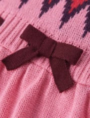 Robe pull jacquard pour fille - Spice Market