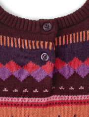Robe pull jacquard pour fille - Spice Market
