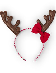 Girls Reindeer Headband - Holiday Express
