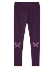 Legging papillon brodé pour fille - Spice Market