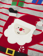 Haut rayé Père Noël pour garçon - Holiday Express