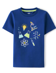Camiseta de ciencia bordada para niños - Futuro artista