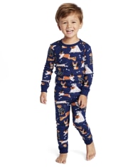 Boys Halloween Dog Snug Fit Cotton Pajamas - Gymmies