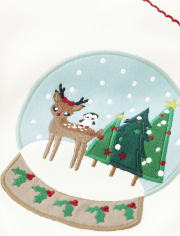 Haut brodé boule à neige pour fille - Holiday Express