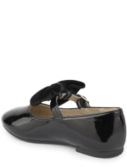 Girls Velvet Bow Mary Janes - Perfect Present