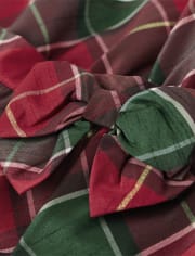 Girls Plaid Ruffle Skirt - Holiday Traditions