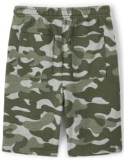 Boys Embroidered Koala Top And Camo Pull On Shorts Set - Outback Adventure