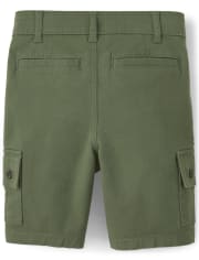 Boys Embroidered Lizard Tank Top And Cargo Shorts Set - Outback Adventure