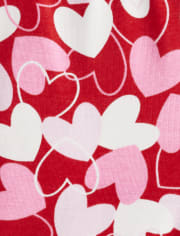 Girls Heart Leggings - Valentine Cutie