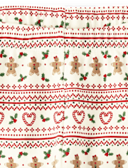 Leggings en jacquard Gingerbread pour fille - Gingerbread House