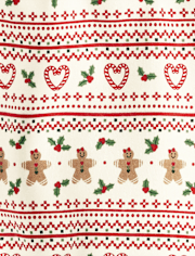 Leggings en jacquard Gingerbread pour fille - Gingerbread House
