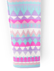Girls Geometric Leggings - Unicorn Princess