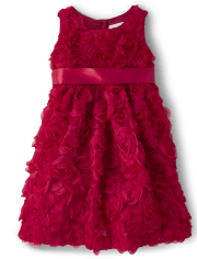 Girls Rosette Dress - All Dressed Up