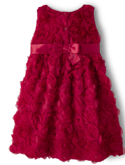 Girls Rosette Dress - Special Occasion