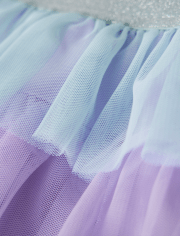 Girls Tiered Tutu Skirt - Unicorn Princess