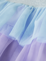Girls Tiered Tutu Skirt - Unicorn Princess