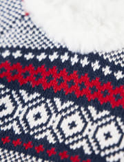 Robe pull Fairisle assortie pour filles - Célébrations de famille