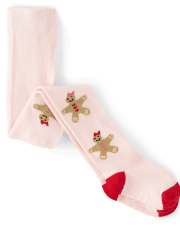 Collants en pain d'épices pour filles - Gingerbread House