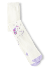 Girls Unicorn Tights - Unicorn Princess