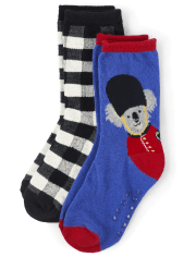 Boys Trolley Crew Socks 2-Pack - London Calling