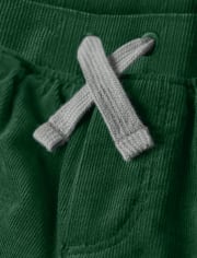 Boys Corduroy Pull On Pants - Gingerbread House