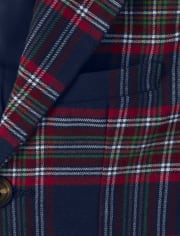 Boys Plaid Blazer - Family Celebrations