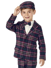Boys Plaid Blazer - Family Celebrations