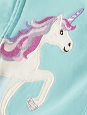 Girls Embroidered Princess Hoodie - Unicorn Princess