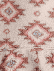 Fille Western molleton demi-fermeture à glissière - Little Rocky Mountain