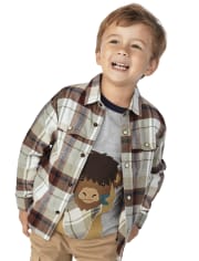 Boys Plaid Snap Front Shirt - Little Rocky Mountain