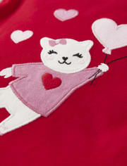 Girls Cat Cotton 2-Piece Pajamas - Gymmies