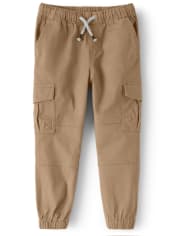 Boys Twill Pull On Cargo Pants - Little Rocky Mountain