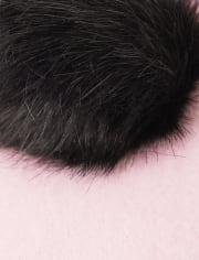 Girls Pom Pom Beret - Tres Chic