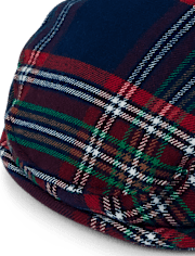 Baby Boys Plaid Newsboy Hat - Family Celebrations