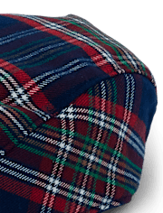 Baby Boys Plaid Newsboy Hat - Family Celebrations