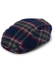 Baby Boys Plaid Newsboy Hat - Family Celebrations