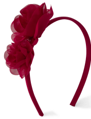 Girls Floral Headband - All Dressed Up