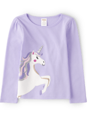 Gymboree 12 Unicorn Princess Castle Shirt purple Leggings Hair