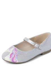 Girls Unicorn Ballet Flats - Unicorn Princess