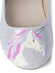 Girls Unicorn Ballet Flats - Unicorn Princess