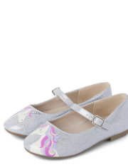 Girls Unicorn Ballet Flats - Unicorn Princess